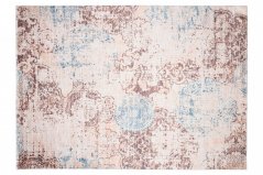 Trendiger Teppich in Brauntönen mit dezentem Muster