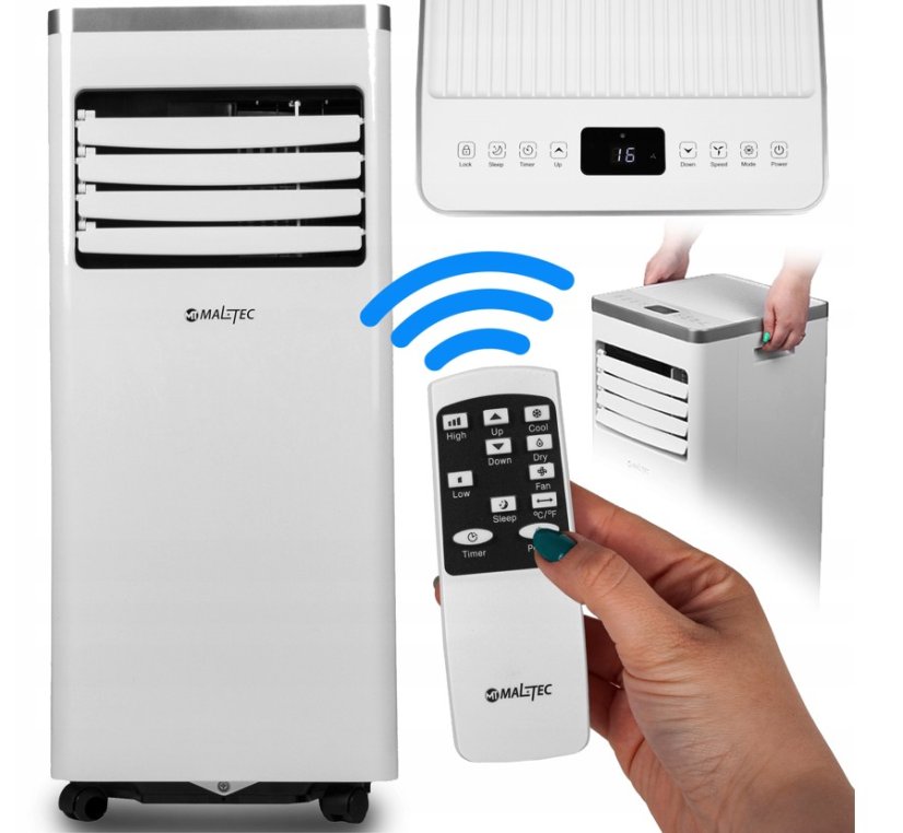 Výkonná přenosná klimatizace Maltec s výkonem 2,6kW