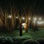 Solárna záhradná LED lampa L-356962 - 30 LED