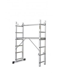 Hliníkové lešenie 2x6 / rebrík 33 x 114 cm 