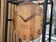 Stylové dubové hodiny s robustním kovovým rámem 100 cm