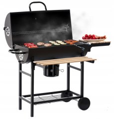 Kerekes kerti grill fedővel 101 x 70,5 x 94,5 cm