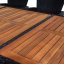 Set de grădină 9 piese polyrattan - negru