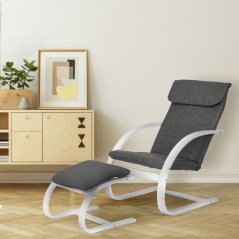 Finn relaxfotel lábtartóval nappaliba