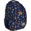 Modrá dívčí školní taška v trojsedě z kolekce KISS