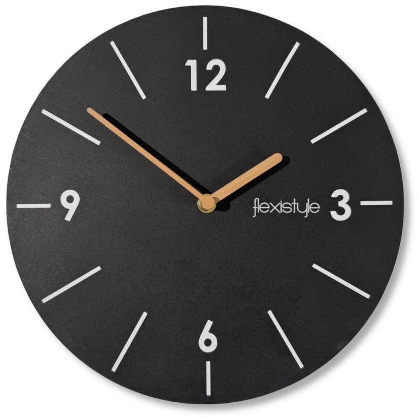 Designové nástěnné hodiny ve skandinávském stylu - 30 cm