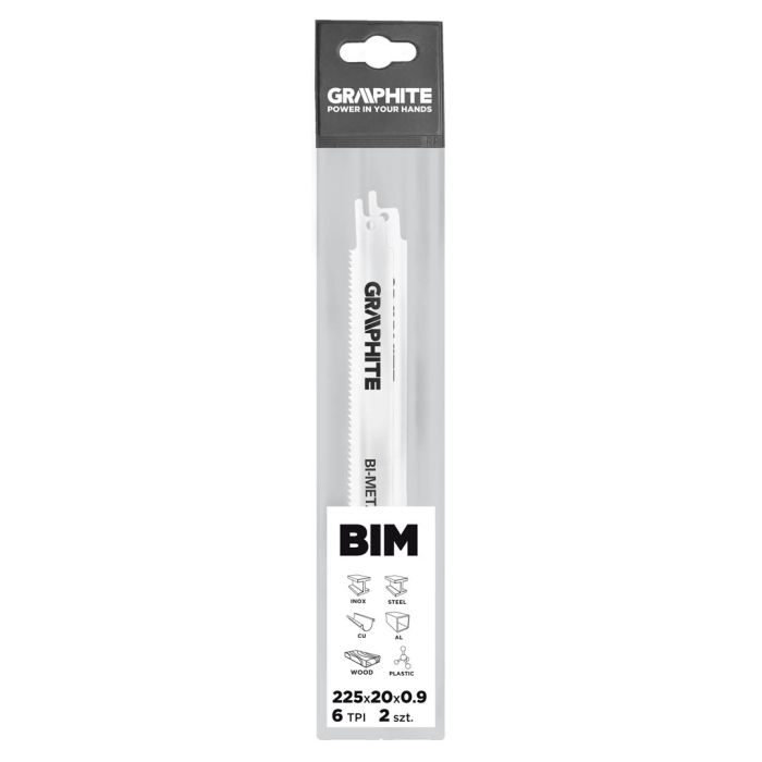 GRAPHITE 57H954 Orrfűrészlap 225 mm 2 db