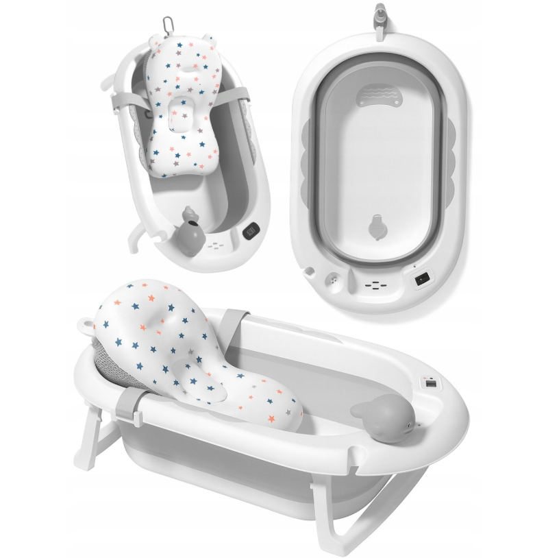 Összecsukható babakád VAIANA PREMIUM párnával - több színben