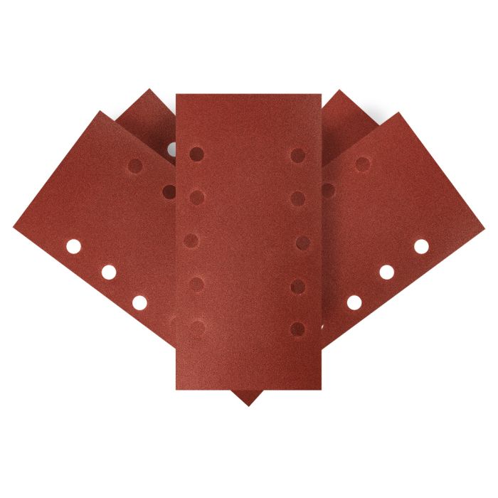 Șmirghel velcro 115 x 230 mm, K180, 5 buc, cu găuri 54H006 GRAFIT