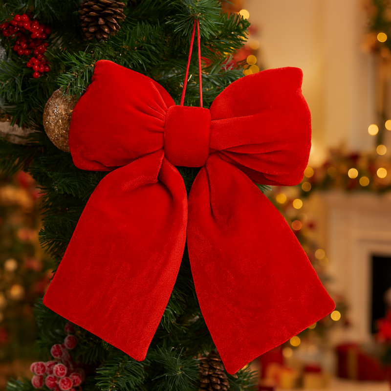 Fundă decorativă de Crăciun - decor elegant în diferite dimensiuni