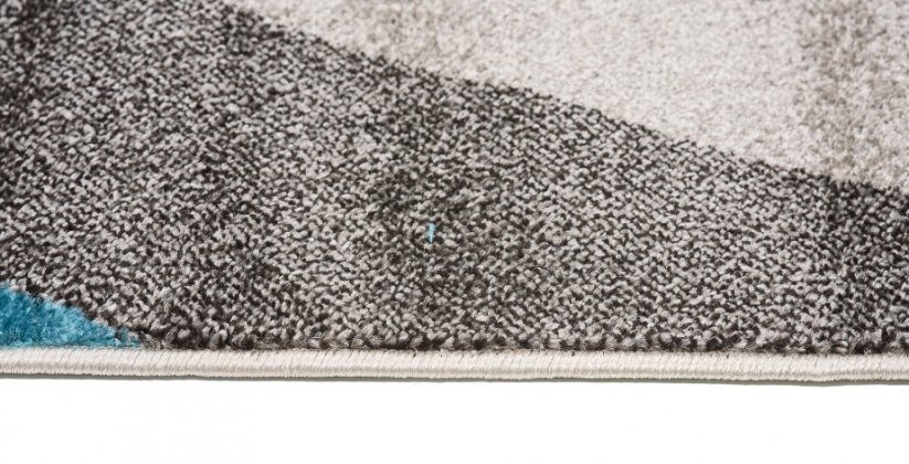Moderner Teppich mit buntem Muster