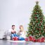 3D vianočný stromček s imitácoiu snehu vysoký 180cm