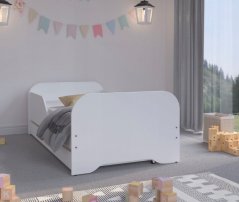 Otroška postelja 140 x 70 cm bela