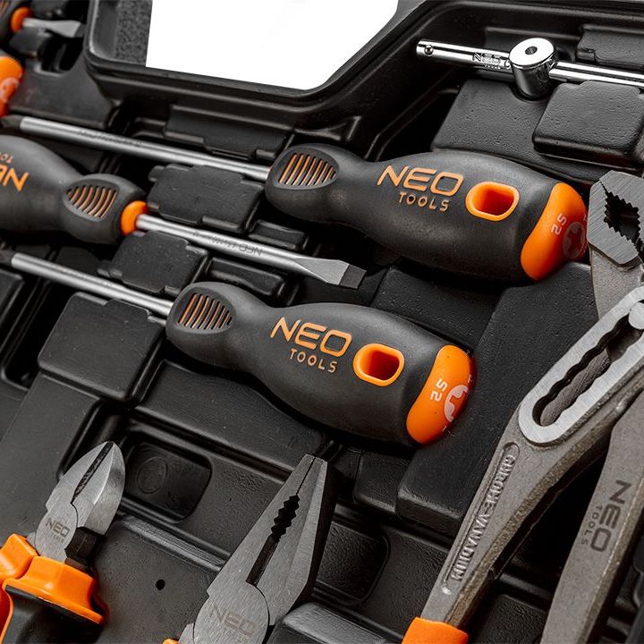 NEO TOOLS set alata od 143 dijela – Cr-V čelik, S2 bitovi