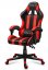 Kvalitetna kožna gaming stolica u crvenoj i crnoj boji FORCE 4.5