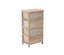 Kommode LUIZA mit 4 Schubladen - Boho-Design, 40 x 29 x 73 cm
