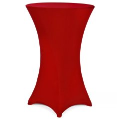 Tovaglia elastica per tavolo da bar - bordeaux