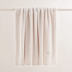Меко кремаво одеяло Boucle 125 x 150 cm