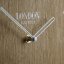 Dekorative Uhr im Retro-Stil LONDYN RETRO WOOD 30cm