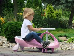 Gyermek gravitációs roller rózsaszínben