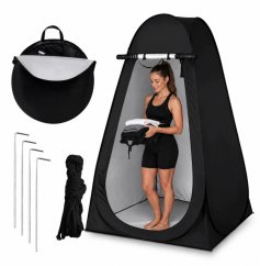 Turistický prezliekací stan 185 x 100 cm - sprchovací, WC stan na kemping
