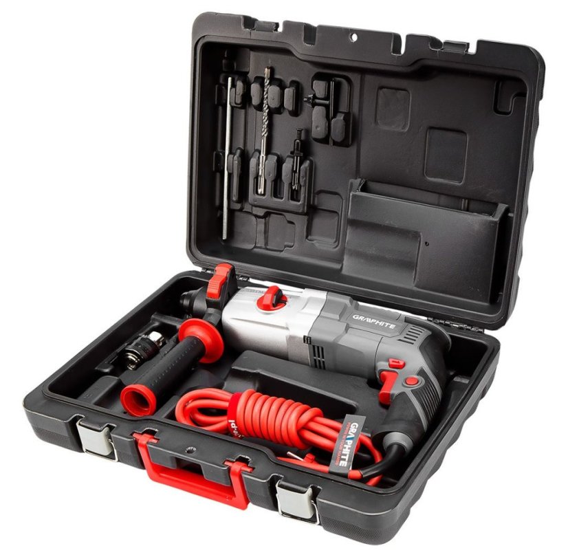 Schlagbohrmaschine SDS+ 800 W im Koffer