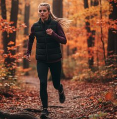 Unisex-Wärmeweste - schwarz