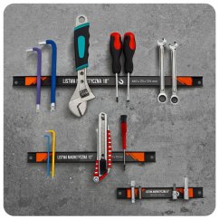 Комплект магнитни релси за инструменти 20, 30, 46 cm