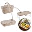 Coș de picnic pliabil 3in1