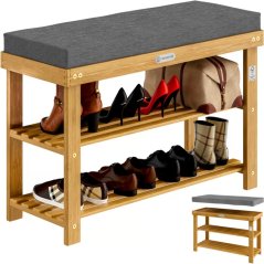 Akazienholz Schuhbank mit Sitz