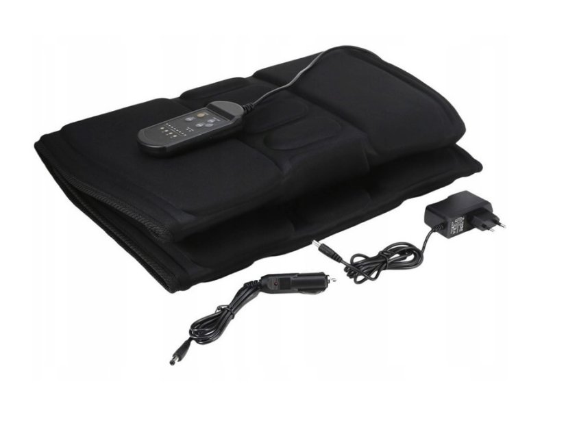 Autófűtés és masszázs párna fekete