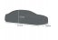 Car tarpaulin gri 572 x 180 x 120 cm