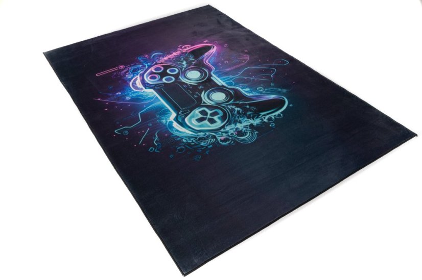 Protišmykový koberec pre chlapcov s herný dizajnom