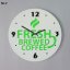 Бял кухненски часовник Round - Farba  produktu: Зелено