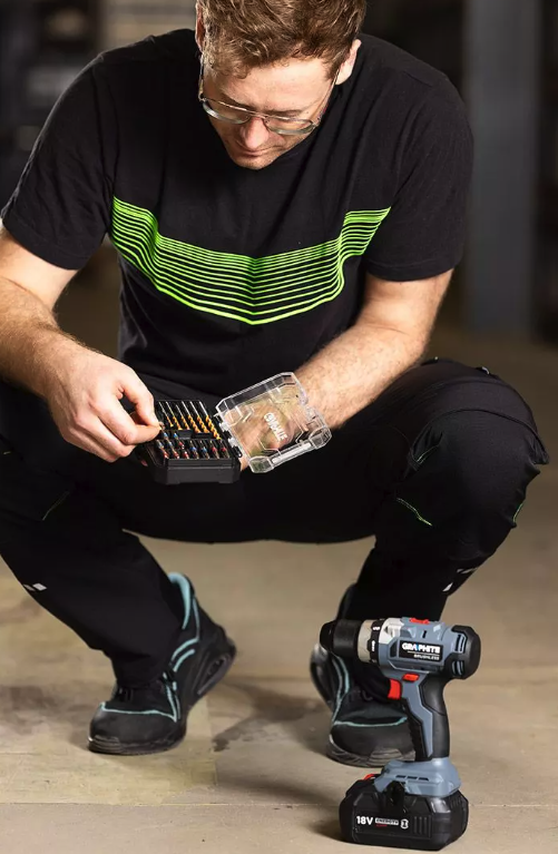 Компактен комплект свредла и битове GRAPHITE 56H611 - 20 части