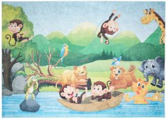 Tappeto per bambini con motivo di animali safari