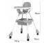 Praktická detská stolička na kŕmenie 3v1