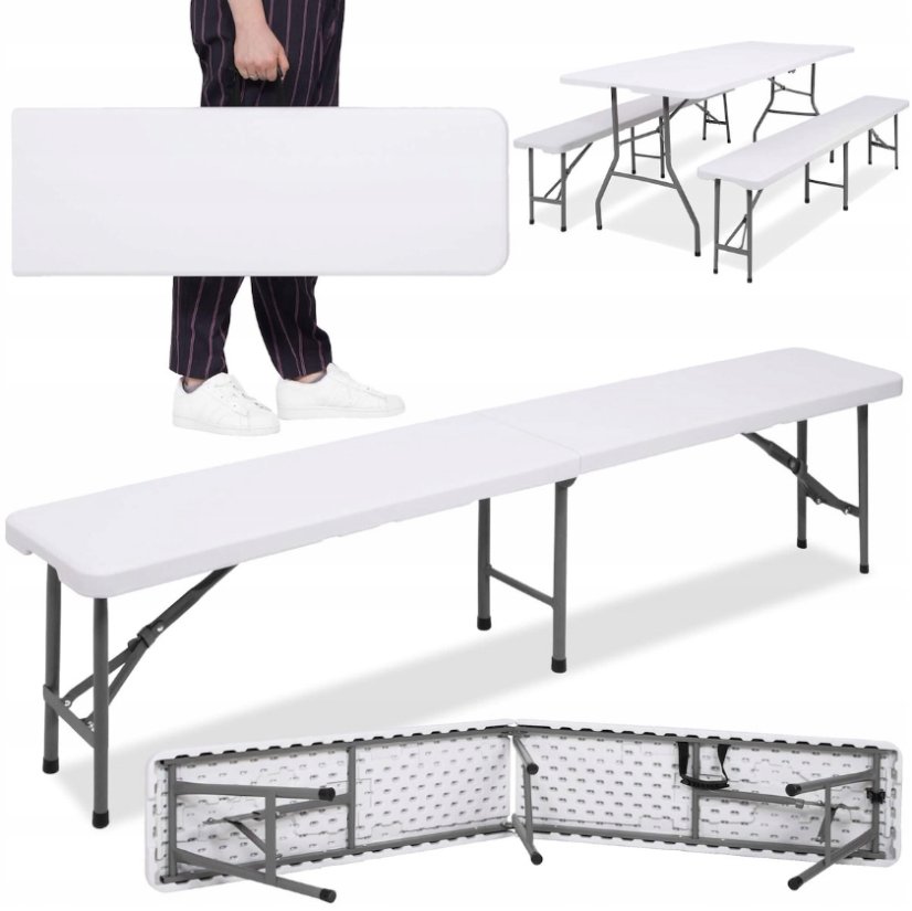 Skladacia cateringová lavica 180 cm