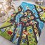 Dětský senzorický koberec s motivem města