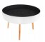 Tavolino rotondo con vano portaoggetti 60 cm