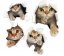 Adesivo da parete per bambini con adorabile gattino - Misure: 80 x 160 cm