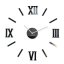 Wanduhr in Schwarz