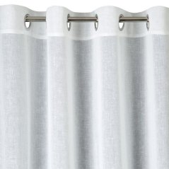Jednobarevný bílý závěs s nízkým stupněm zatemnění 140 x 250 cm