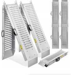 Összecsukható rakodórámpák - 2 db, teherbírás 400 kg