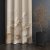 Tenda decorativa crema con motivo floreale