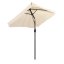 Бежов градински чадър 200 x 140 cm