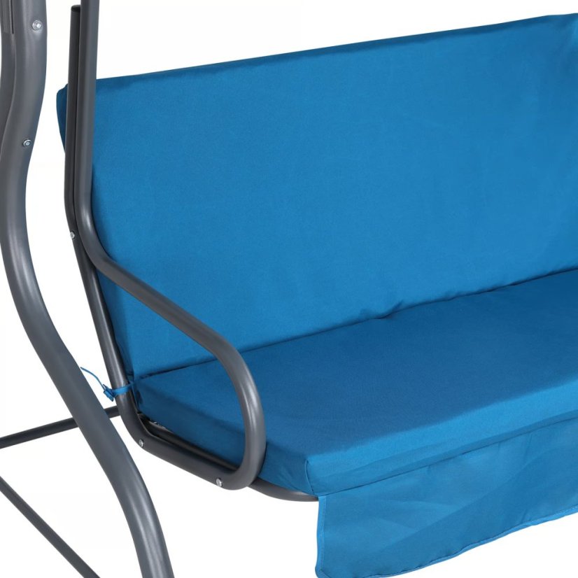 Vrtna ljuljačka CASARIA® plava, sa zaštitnom navlakom KINGSLEEVE®