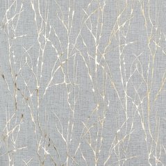 Tenda moderna con struttura fine decorata con stampa oro