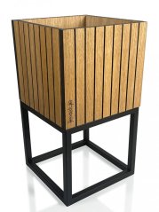 Модерна саксия в лофт стил от колекцията FIORINO 22x22x40 см
