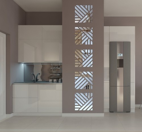 Dekorační nalepovací zrcadla v moderním designu